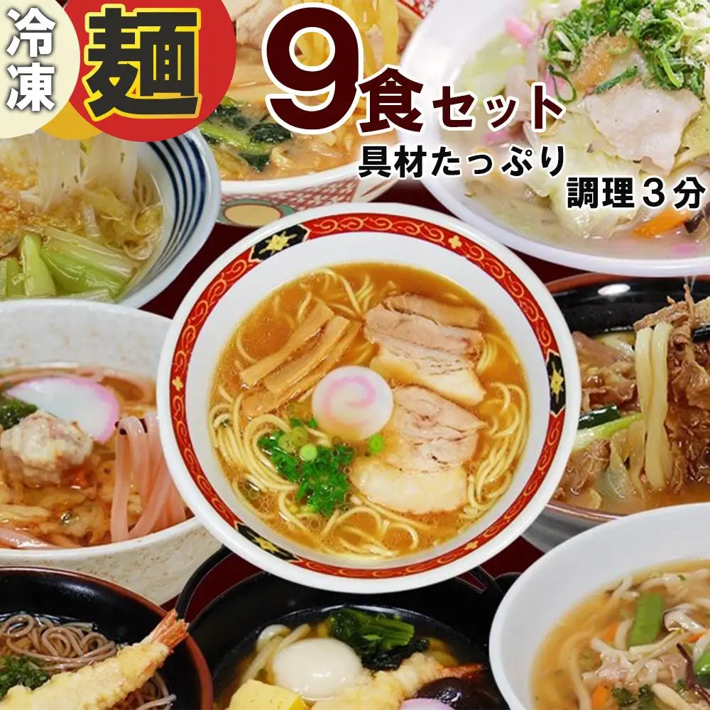 冷凍麺　９食セット