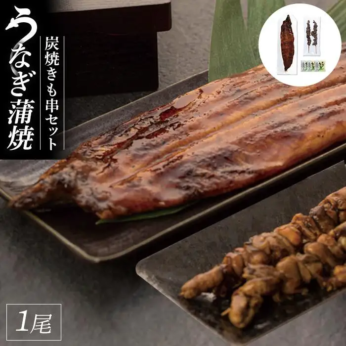 紀州備長炭　炭焼うなぎ蒲焼1本（特大） 炭焼きも串セット うなぎ