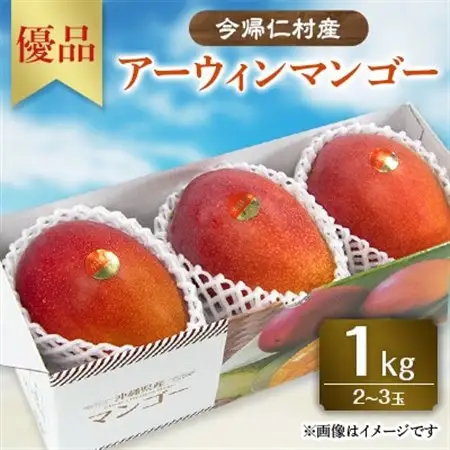 【先行受付・2026年6月から順次発送】山城フルーツ園のアーウィンマンゴー優品1kg【配送不可地域：離島】【1372428】