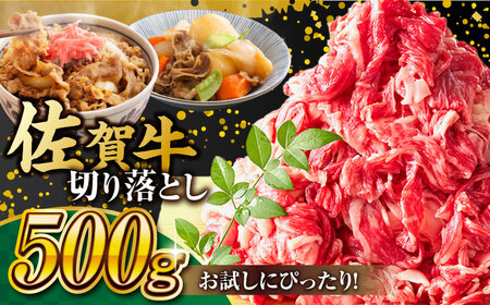 黒毛和牛 佐賀牛 切り落とし 肩orバラ 500g きりおとし[FDB006]