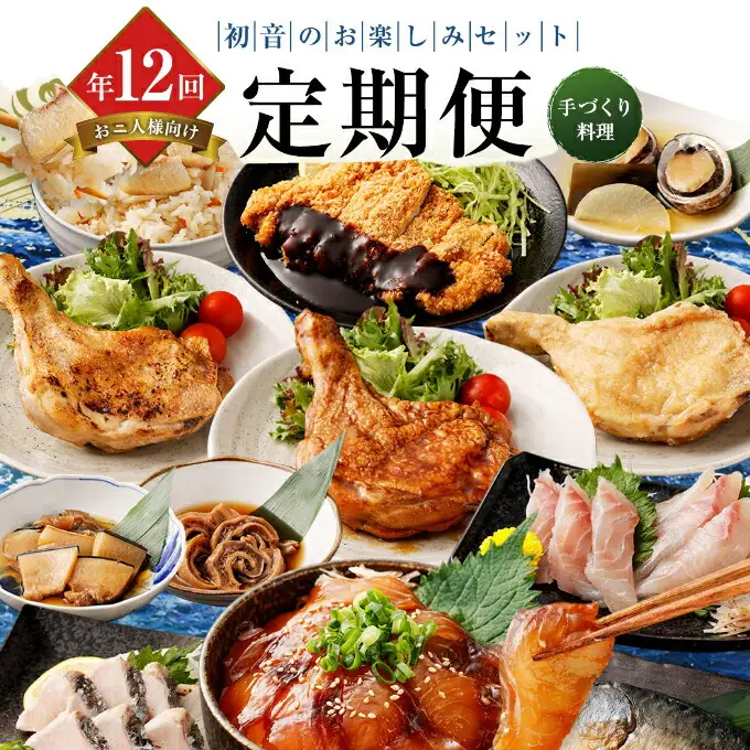 【定期便/12回】 惣菜 二人前 定期便 [hn057]