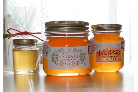 ミツバチからの贈り物「非加熱 天然蜂蜜セット」