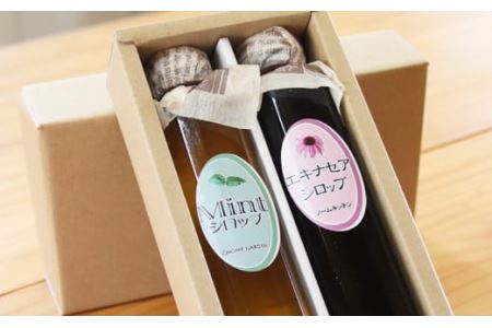 ノームキッチンのシロップセット小（ミント・エキナセア各150ml）