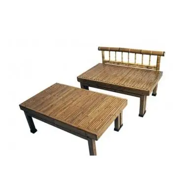 竹家具専門店【梅里竹芸】ベンチベッド＜19-8a＞