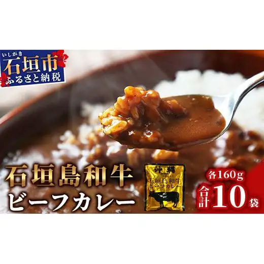 石垣島和牛ビーフカレー 160g×10袋【合計1.6kg】KB-4-2