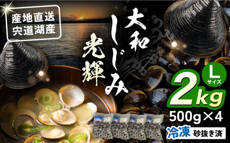 しじみ 産地直送！ 宍道湖産 冷凍大和しじみLサイズ2kg(500g×4) 島根県松江市/りすたむmatsue[ALDE002] しじみ しじみ