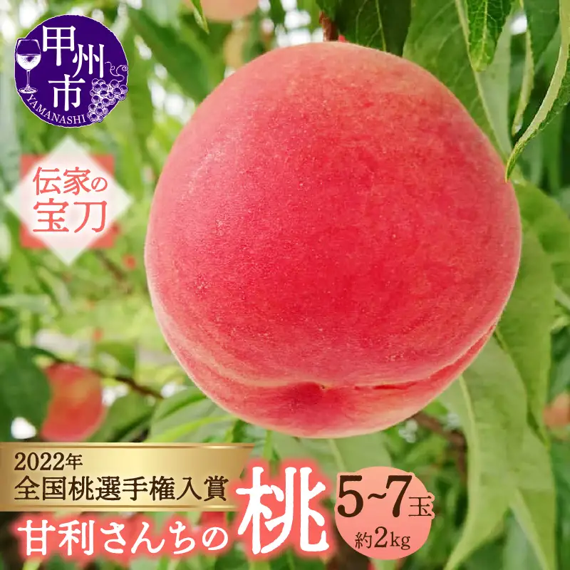 The Little Bee Special 甘利さんちの桃 5～7玉（約2kg）【2026年発送】（DTD）B-835 桃 フルーツ