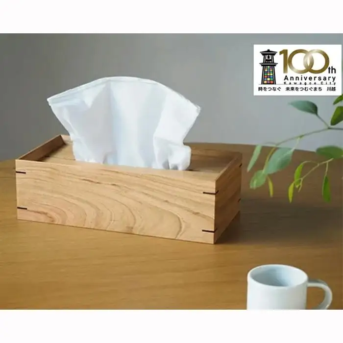 木のティッシュケース ／ 国産広葉樹 落としぶた式【UMEBACHI FURNITURE】