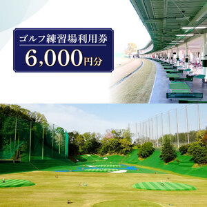 ゴルフ練習場利用券【6,000円分】佐保ゴルフ倶楽部 打ちっ放し H-74