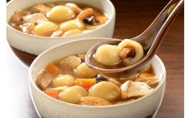 【久慈市の郷土食】久慈まめぶ汁お手軽セット(6人前)