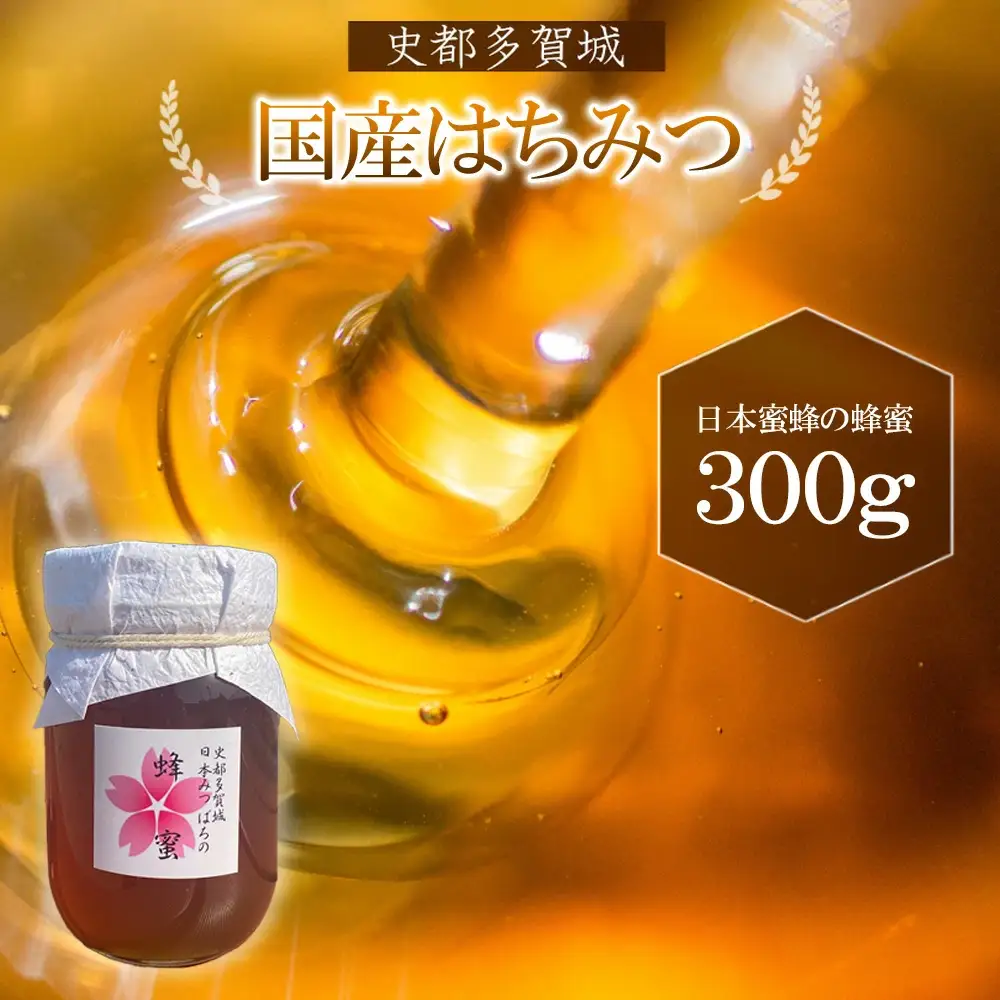 はちみつ 日本ミツバチ 史都多賀城日本みつばちのはちみつ300g　【04209-0029】 はちみつ ハチミツ 蜂蜜