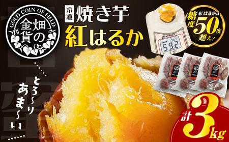 畑の金貨 焼き芋 紅はるか 3kg K181-001_01 冷凍