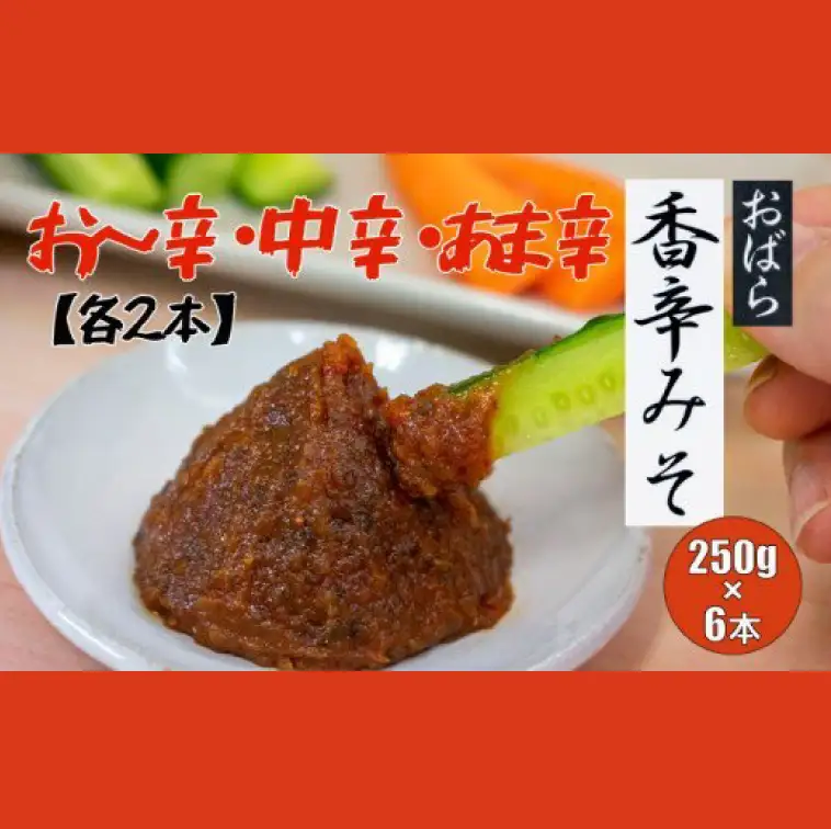 香辛みそセット（6チューブ入り）（AY-4）