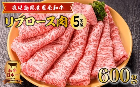 鹿児島県産黒毛和牛リブロース肉（5等級） K171-002 肉 牛肉 冷凍