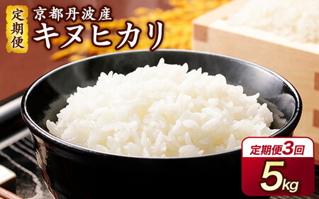 【3回定期便】令和7年産 キヌヒカリ 5kg 定期便 精米 白米
