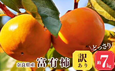 【 堀うち農園 】どっさり 約 7kg 訳あり 富有柿 | 人気 国産 産地直送 秋 旬 送料無料 大容量 特産品 家庭用 奈良県 五條市