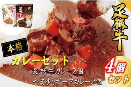 かながわブランド足柄牛とやまゆりポークのカレー4個セット