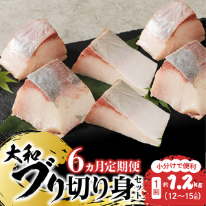 【6ヶ月定期便】大和海商 大和ブリの切り身たっぷりセット N072-YG0185