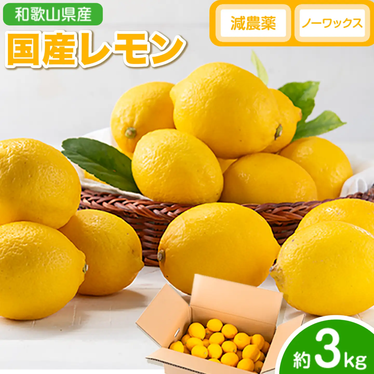 国産レモン 約3kg　レモン