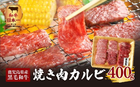 鹿児島県産黒毛和牛焼き肉カルビ K098-001 肉 牛肉 冷凍