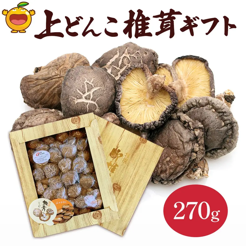 乾燥椎茸 上どんこ椎茸ギフト 270g | 津久見市