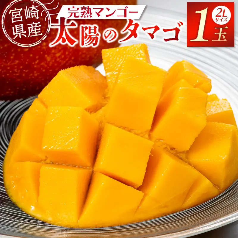 太陽のタマゴ マンゴー 太陽のタマゴ[宮崎 2L 1玉]