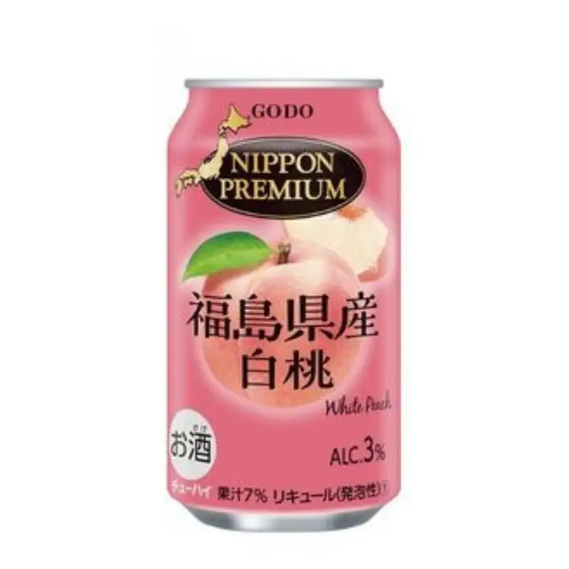 No.2644NIPPON　PREMIUM　福島県産白桃350ml / 24本入