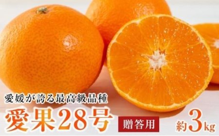 【2026年12月上旬から順次発送】愛媛が誇る最高級品種【愛果28号】贈答用 化粧箱 3kg(10-15個前後）あいか 贈答用 みかん 数量限定 みかん 愛媛県産 みかん 愛果28号 松山市 みかん 愛果28号 みかん 蜜柑 愛果28号 ミカン みかん 旬 愛果28号 愛媛県 松山市【AB0031】