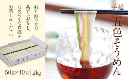 手延べそうめん 40束 そうめん 【GS003】