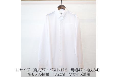 WATAKUMI　白シャツ　BOTTONDOWN（LL）