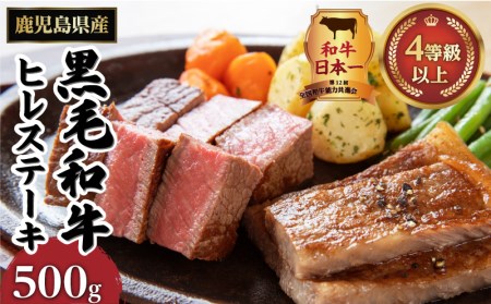 【岩元精肉店】鹿児島県産黒毛和牛A4等級 ヒレステーキ K045-012 肉 牛肉 冷凍