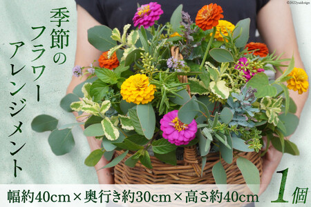 季節のフラワーアレンジメント 1個 花 生花 アレンジメント インテリア 植物 