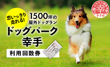 【ドッグパーク幸手】利用回数券 - チケット 回数券 利用回数券 ドッグラン 愛犬 犬 ドッグパーク幸手 ドッグランズウェル 埼玉県 幸手市