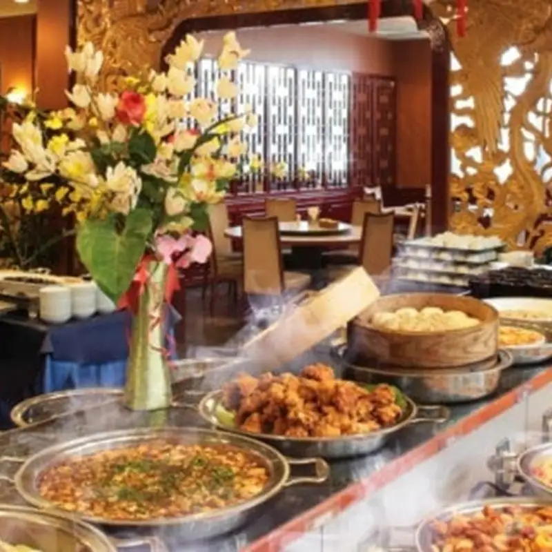 「中国料理のがみ大飯店」ランチバイキングペアご利用チケット【A8-073】