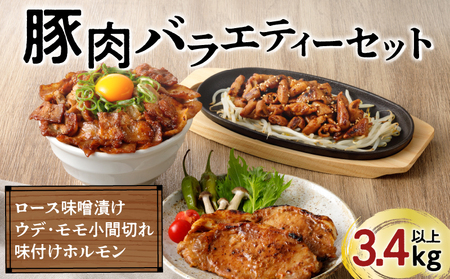 【 ナンチクファクトリー 】 豚肉 バラエティー セット 計 3.4kg 以上（A2） K073-002 肉 惣菜 総菜 冷凍