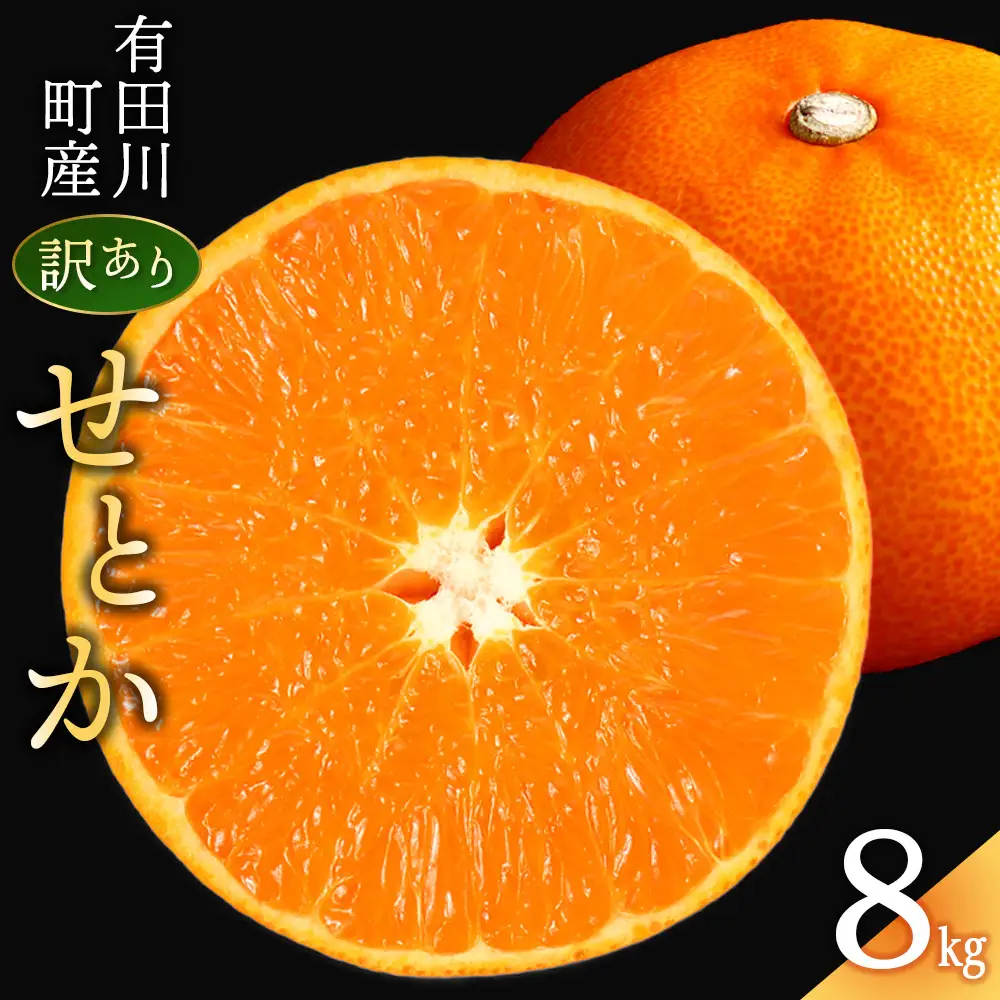 せとか ＜別名-みかんの大トロ＞ 和歌山県有田川町産 オレンジ 訳あり 8kg