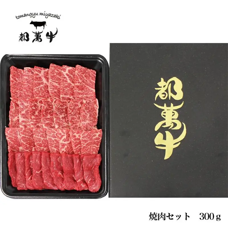 黒毛和牛『都萬牛』焼肉 300ｇ 国産牛肉＜6-4a＞