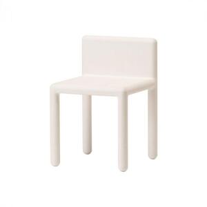 旭川家具　コサイン　coaハーフチェア ホワイト チェア 椅子 43×43×64cm 約7.5kg 【 旭川家具 北海道 旭川市 木製 家具 デスクチェア 在宅ワーク 作業椅子 背もたれ低め 背もたれ付き リビング学習 リビングチェア 選べるカラー エグゼクティブ ハイクラス デザイナーズ シンプル ナチュラル 手作り 北欧 おしゃれ 天然木 無垢 】_01751