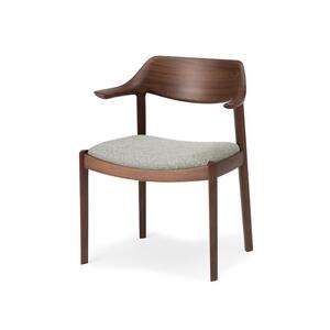 旭川家具 カンディハウス WING LUX サイドチェアー H ウォルナットCW／ブレンドLGY_00732