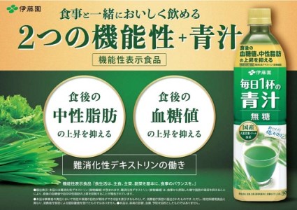 伊藤園 機能性表示食品 毎日1杯の青汁無糖 900g 12本 青汁