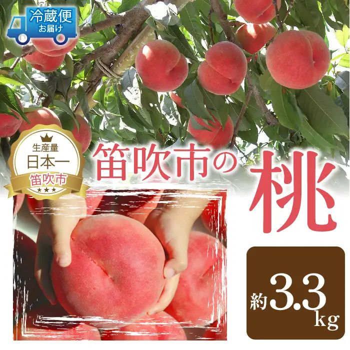 【2026年発送★先行予約】山梨の完熟桃3.3kg以上 111-019-26y