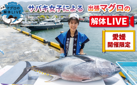 新鮮 マグロ 解体 出張 LIVE 愛媛開催限定 サバキ女子 宇和島プロジェクト マグロ解体ショー L2115-071011