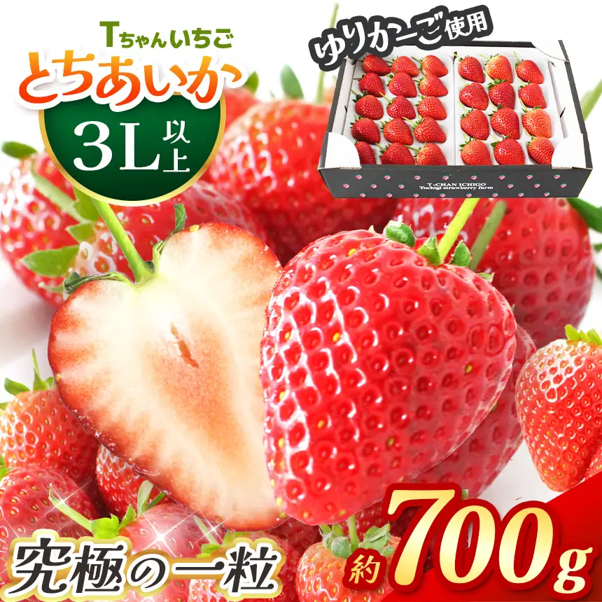 【2027年 先行予約】とちあいか３L以上ホール詰め 約700g