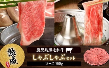 ES-807 鹿児島県産黒毛和牛しゃぶしゃぶ 750g Aｾｯﾄ 名産鹿児島和牛かんだ本店