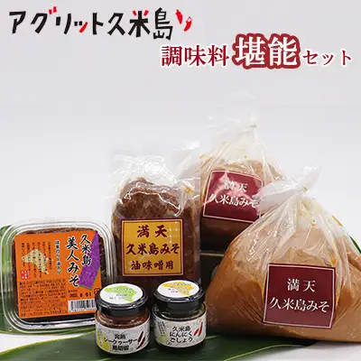  味噌【アグリット久米島】調味料堪能セット みそ