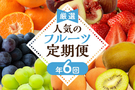【定期便/年6回】フルーツ むなかた旬のフルーツ6回定期便 _HB0090