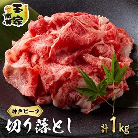 神戸ビーフ　切り落とし　500g×2　兵庫県産　国産【配送不可地域：離島】【1128466】