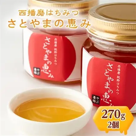 西播磨はちみつ　さとやまの恵み　270g×2本セット【1243929】