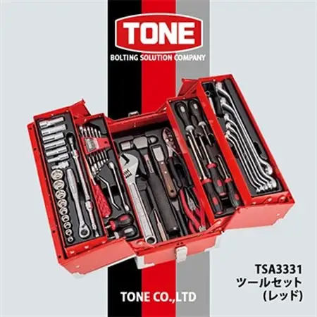 TONE　TSA3331ツールセット(レッド)_雑貨   _【1392945】