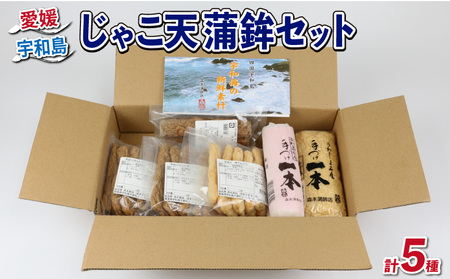 じゃこ天 蒲鉾 5種 セット 森本蒲鉾店 C018-046003
